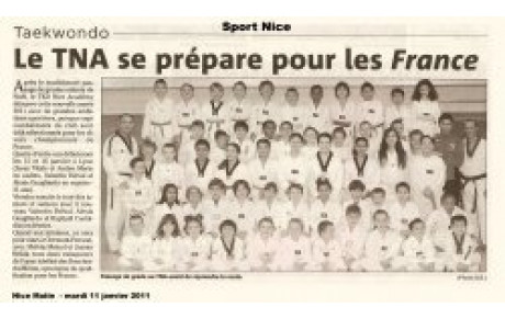 Le TNA se prépare pour les France