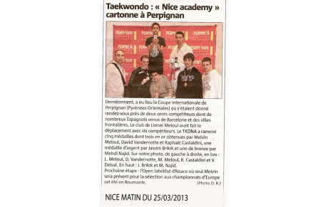 NICE MATIN REVIENT SUR L'OPEN DE PERPIGNAN