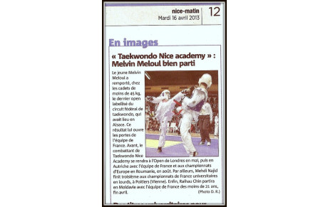 NICE MATIN REVIENT SUR L'OPEN D'ALSACE