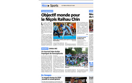 NICE MATIN revient sur la sélection de CHIN au Mondial