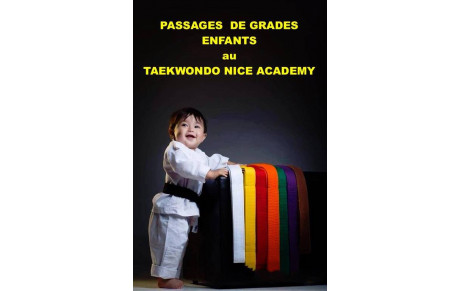 LA SEMAINE DES PASSAGES DE GRADES