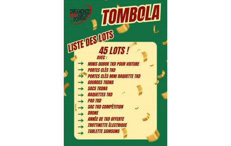 TIRAGE DE LA TOMBOMLA :